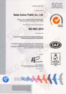 Salee Colour ISO 9001_2015